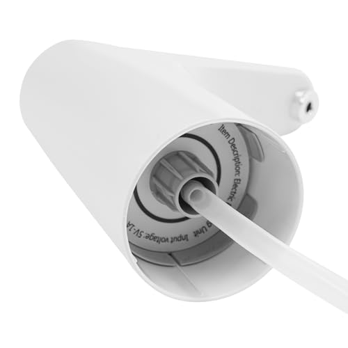 Elektrische Wasserflaschenpumpe, Tragbar und Wiederaufladbar, Automatischer Wasserspender für Zuhause, Büro, Küche und Camping (Weiß)