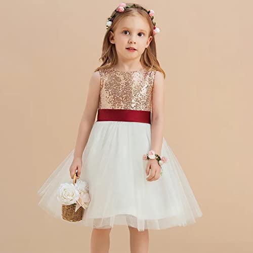 Vestido de fiesta para niñas cómodo y sin rozaduras para bodas de larga duración 5