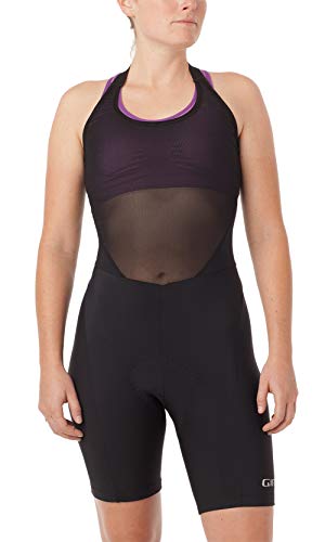 GIRO - Culotte Corto con Tirantes para Mujer, Unisex Adulto, Mallas Cortas con Tirantes, Negro, Large