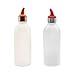 Syrup Dispenser 2pcs Silicone Squeeze Jam Bottles Squirt Sauce Dispensers BBQ Accessories for Salad Dressing Mustard (Mixed Colors) Condiment Squeeze Bottles