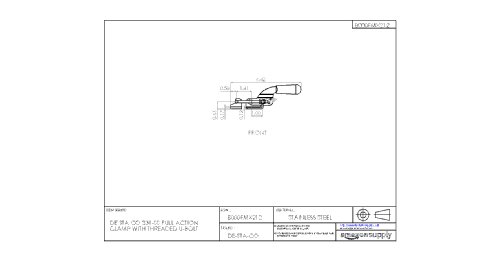 DE STA CO 331-SS Pull Action Clamp with Threaded U-Bolt - Thumbnail 2
