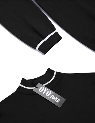 Men's Slim Fit Mock Turtleneck Pullover Sweater Casual Basic Knitted Thermal Sweaters4