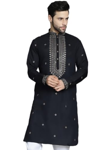 Image of Jompers Men's Sequins Embroidered Kurtas