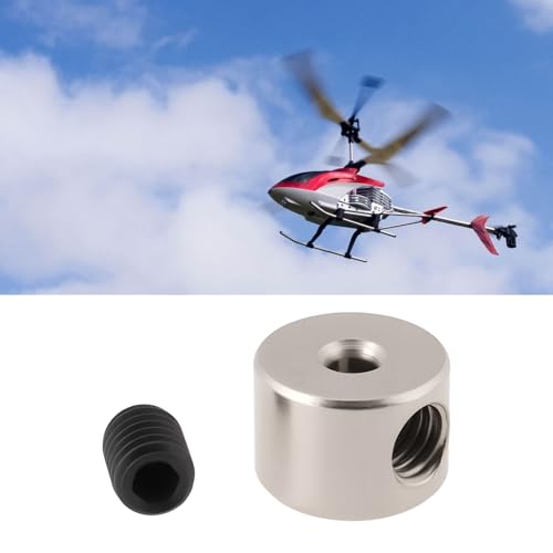 YINETTECH 20 Stück 1,5 mm Schnellspanner-Ortungsringe, Metall-Klemmringe mit Madenschraube für Automobilrobotik und Fertigung, Silber
