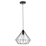 PRODUKTDATEN: Gesamtmaße: Ø32 x 153H cm, Gewicht Kapazität: 6 kg(hängende Kette), Passt zu den meisten Glühbirnen mit E27-Sockel (Glühbirne nicht enthalten);