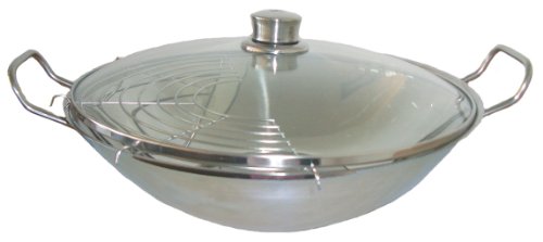 Bosch Elettrodomestici, HEZ390090 Pentola Da Cucina Wok, Acciaio Inossidabile