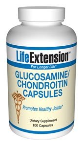 Life Extension Glucosamine/Chondroitin Sulfate, 100 Capsules
