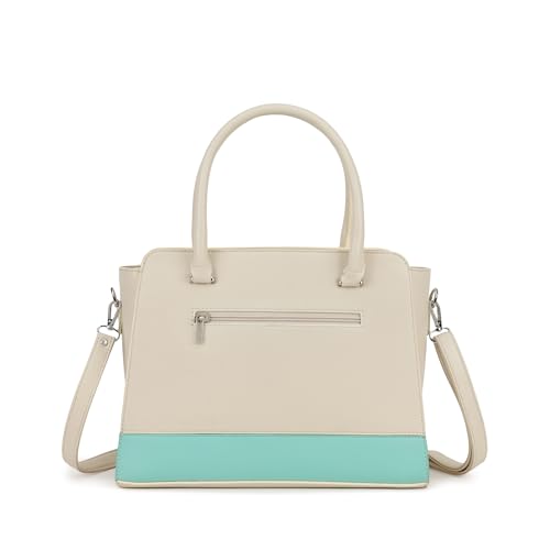 Image of Fastrack Satchelplay Handbag| Faux-Leather Women's Bag | Structured Bag with Top Handles & Adjustable Strap | Office, College & Casual Daily Use