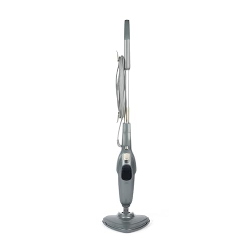 Beldray BEL01986 Clean & Refresh Steam Cleaner – Steam Mop, Chemical-Free Cleaning, Precision-Shaped Head for Corners, Fast Heat Up, 350 ml Water Tank, Carpet, Laminate, Wood, Tiles, 1300W