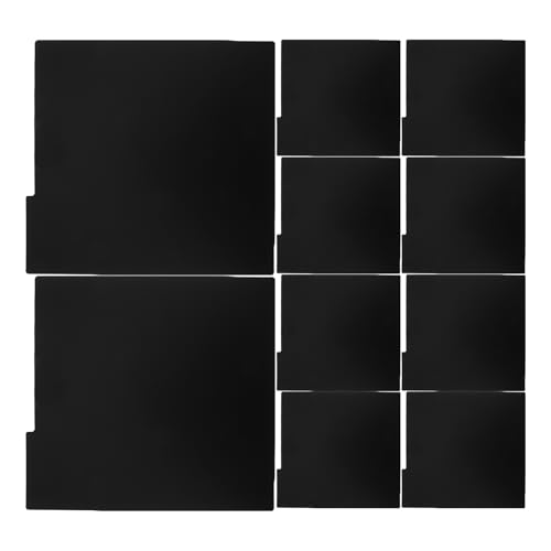 Séparateurs vinyles PLAFOPE noirs | Intercalaires de rangement pour bac à disques et CD