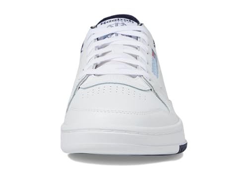 Reebok Unisex Phase Court Sneaker, White/Navy/Soft Blue, 11.5 Women/10 Men