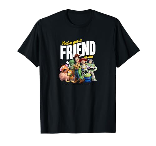 T-shirt Toy Story Disney Pixar You've Got A Friend In Me en coton pour fan