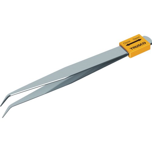 TRUSCO(トラスコ) ステンレス製ピンセット 開閉キャップ付