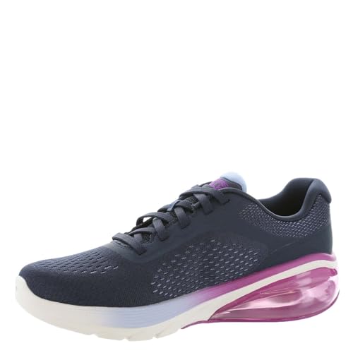 Skechers Skechers Women's Go Walk Air 3.0 Sneaker, Navy/Purple, 9.5