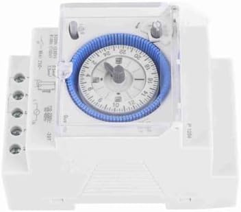 Intervalos de interruptor de tiempo mecánico Temporizador mecánico Abs Temporizador mecánico Intervalos de 15 minutos Interruptor de tiempo