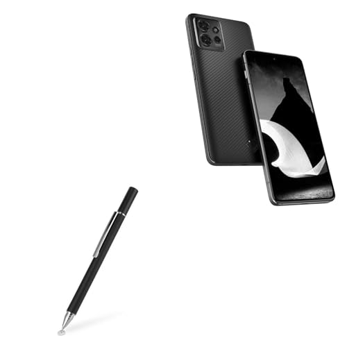 BoxWave Stylus Pen Compatible with Motorola ThinkPhone - FineTouch Capacitive Stylus, Super Precise Stylus Pen - Jet Black