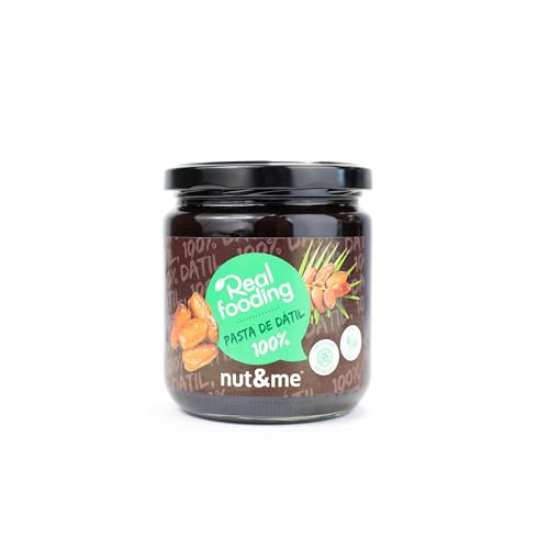 REALFOODING ‎Nut&me - Pasta de dátil REALFOODING 500 gr, Sin Lactosa, Sin Gluten, 100% Dátil