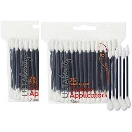 Ulta Beauty 2 Pack Dual Tipped Cotton Applicators Size 75 ct