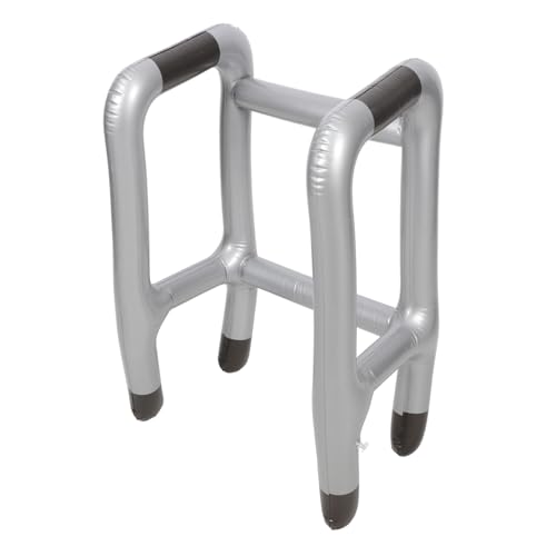 Garneck Inflatable Crutch Balloon Unique Walking Aid Prop for Halloween Parties Cosplay Lightweight PVC Inflatable Walker for Easy Use Fun Decorations