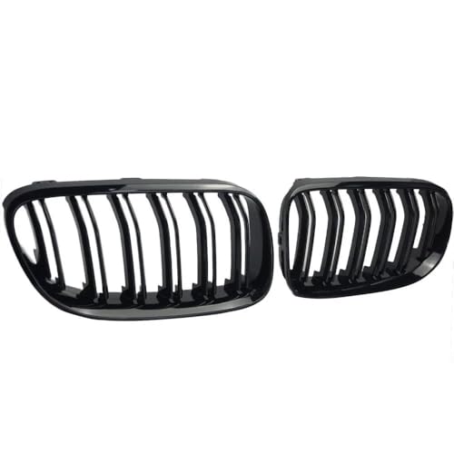 Parrilla delantera de radiador para E92 E93 Serie 3 LCI 2010-2013 en negro brillante