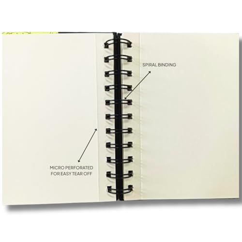 Image of Zen Sangam A6 Wiro Bound 160 GSM Sketchbook | 50 Sheets(100 Pages) Size 14.8x10.5cm | Ideal for Students, Adults, Home, School, Beginners, Professional Drawing, Sketching, Mandala|Artist Drawing Book