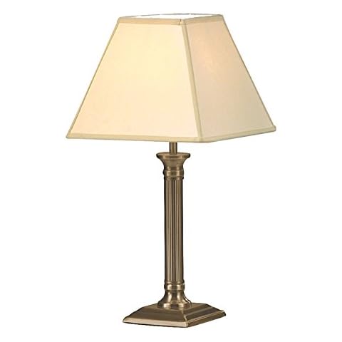 Village At Home Nelson Table lamp, Antique Brass Cover