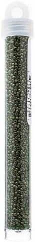 Miyuki Seed Bead 11/0 APX.22g - Olive Gold Luster Japanese Glass Seed Beads - Image 2