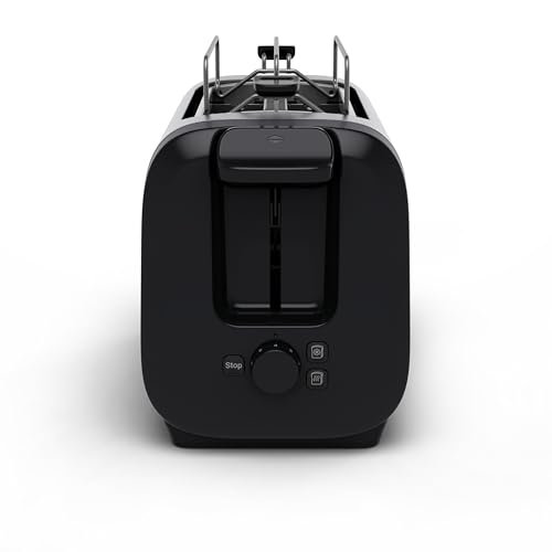 Tefal TT5S1D Subito Grille-pain à 2 fentes avec cuiseur à sandwichs, résultats de cuisson rapides, économie d'énergie, design moderne, 7 niveaux de brunissage, noir – Image 3