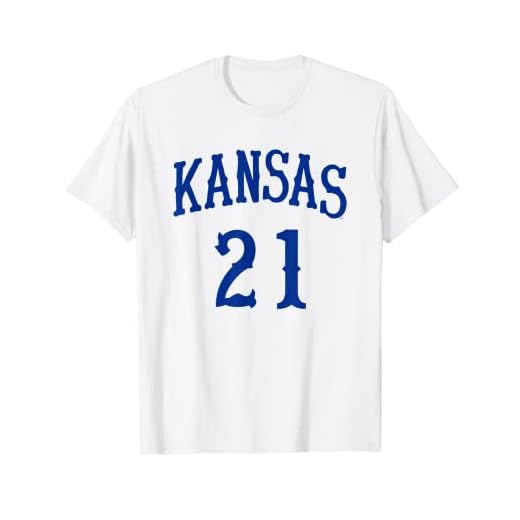 Joel Embiid Kansas Jayhawks Basketball Jersey T-Shirt