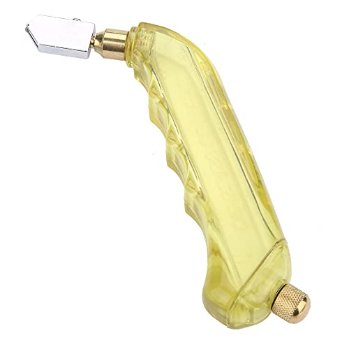 Cortero de Vidrio Profesional Cabezal de Cortador de Metal Resistente con Tungsteno Vada (YELLOW)