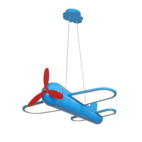 Lampe suspendue LED avion jaune plafonnier chambre enfant et bébé