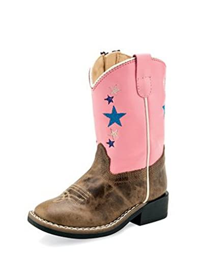 Old West Boots Baby Girl's Pretty (Toddler)