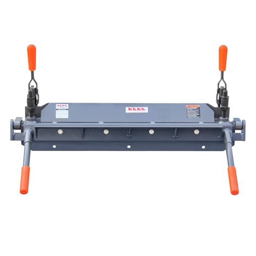 KAKA W1.2x610 24-Inch Sheet Metal Hand Brake, Solid Sheet Metal Bending Brake, 18 Gauge Mild Steel Capacity