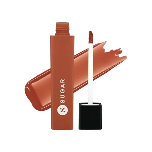 Image of SUGAR Cosmetics Drop A Tint Lip Oil | Glossy & Tinted | Longlasting | Transferproof & Smudgeproof | (03 Thera Terracotta, 4ml)