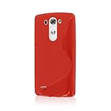 LG Vigor Case, MPERO FLEX S Series Protective Case for LG G3 Mini / G3s / G3 s / G3 Vigor - Red