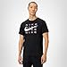 Nike Men's Sportswear T-Shirt Swoosh Stack, Black, Large