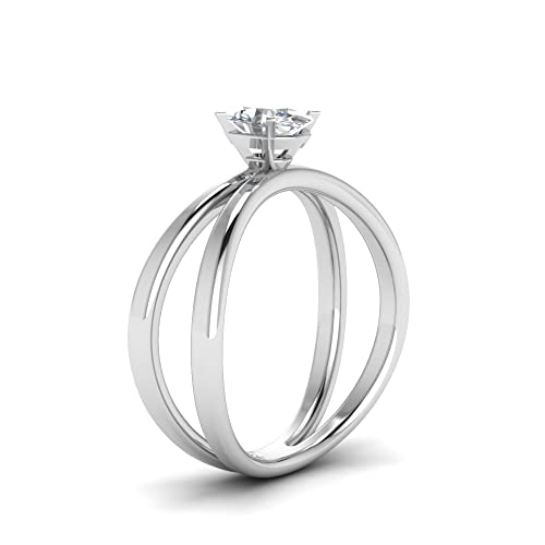 Bague Solitaire Ovale en Argent Sterling pour Sublimer Votre Style Quotidien - 3