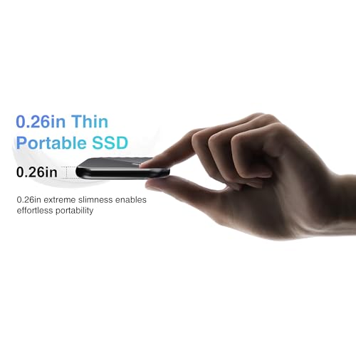 Image of Bestoss 512GB Portable Magnetic SSD, 4K 120fps ProRes HDR Record & Store | External Storage SSD up To 2000MB /s, External SSD Compatible with MagSafe for iPhone 17 /16 /15 Series, Tablets, PC, Black