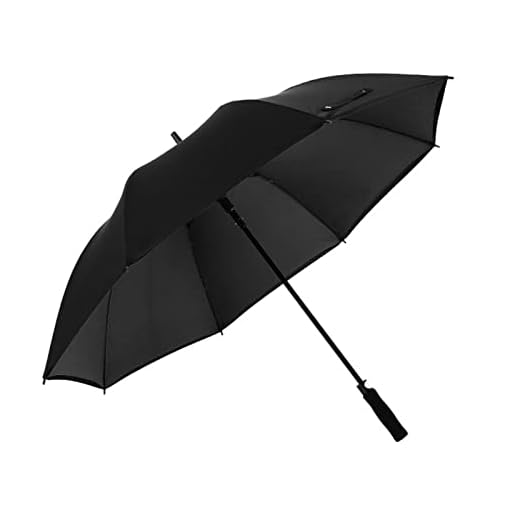 Best golf umbrella forum ZYUHARPER Black and Red Golf Umbrella