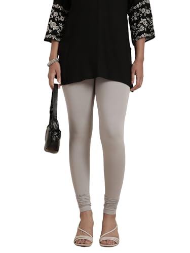 Image of TWIN BIRDS Tailored Cut and Classic Fit Super Stretchable Elastane Fabric Churidar Leggings for Women