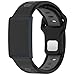 Chofit Compatible with Amazfit Helio Strap Wristband, Silicone Sport Strap Band Replacement Breathable Waterproof Adjustable Women Men (Black&White)
