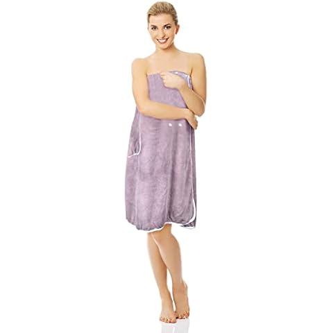 KinHwa Toalla de baño Ultra Suave y Absorbente 80cmx150cm 1 Pack Púrpura Cover