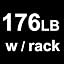 k. 176 LB set with Rack