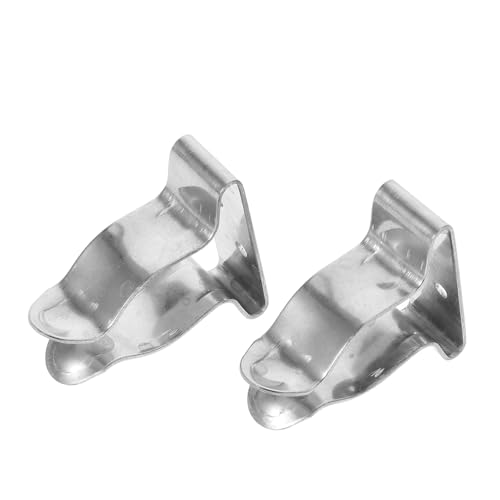 KOMBIUDA 2pcs Metal Paddle Holder Clip Kayak Canoe Paddle Clamp Boat Trailer Tie-Downs