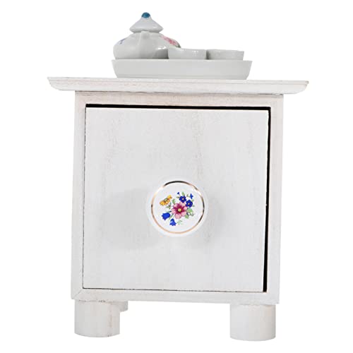 Miniature Wooden Tea Cabinet per Newborn Photography Props Creative Photo Background Wood Material per Posing and Use