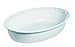 Pyrex Impressions Cacerola Ovalada PIREX Impresionante Olla Cerámica 28x20, Blanco, 28 x 20 cm