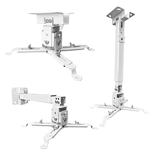 Tonalee Projector Mount Wall or Ceiling Projection Mount Bracket with Adjustable Height and Extendable Arms Mounts for Home and Office Projector by Tonalee - Used condition - US$15.63