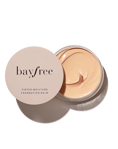 bayfree Tinted Moisture Foundation Balm, Base de Maquillaje de Cobertura Total 24 Horas, Textura Ligera y Transpirable, Resistente al Sudor y Humedad, Acabado Natural, Maquillaje Coreano Vegano