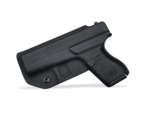 Glock 42 Holster, Kydex Iwb Holster For Glock 42 Pistol Case - Inside Waistband Concealed Carry For G42 Pocket Gun Accessories (Black, Right Hand Draw) #TOP1