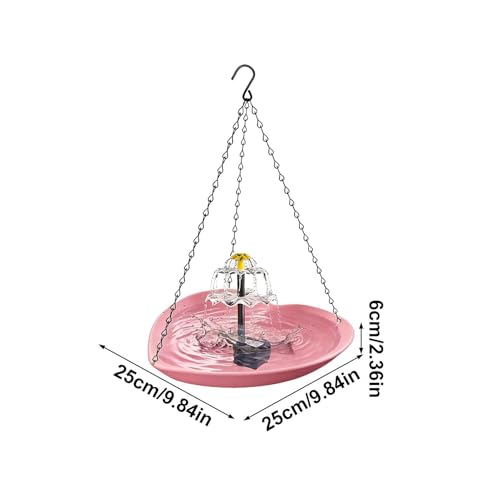 Fontaine solaire pour bain d'oiseaux-mouches avec bassin cœur - 6